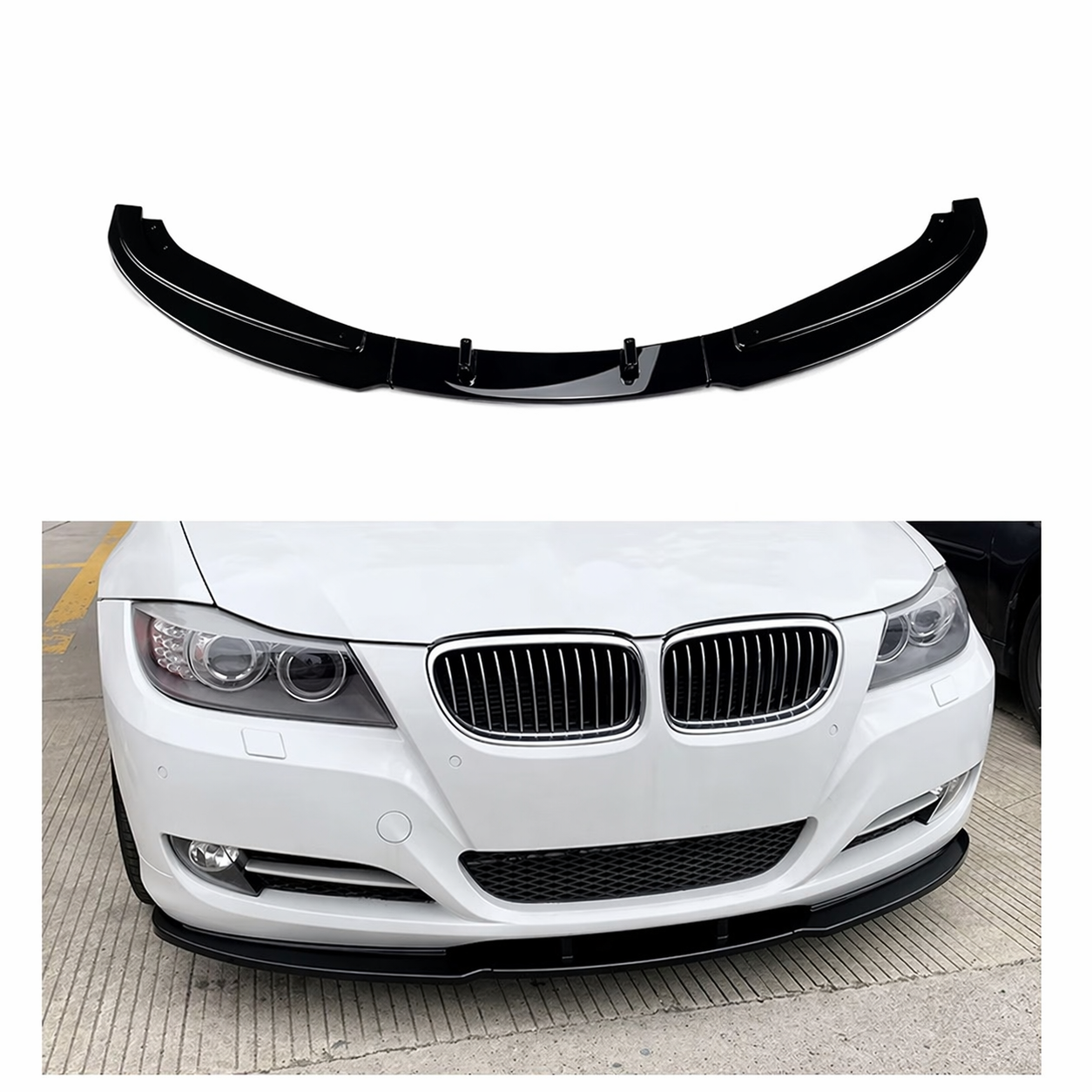 BMW e90/91 lci front splitter