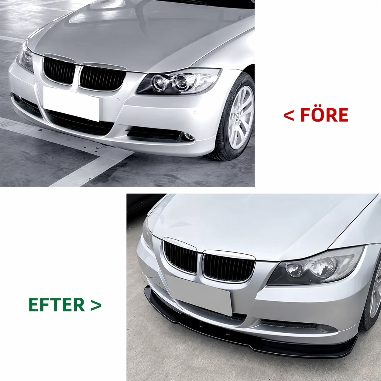 BMW e90/91 Pre-Lci front splitter